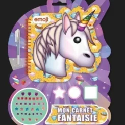 CARNET FANTAISIE - LICORNE