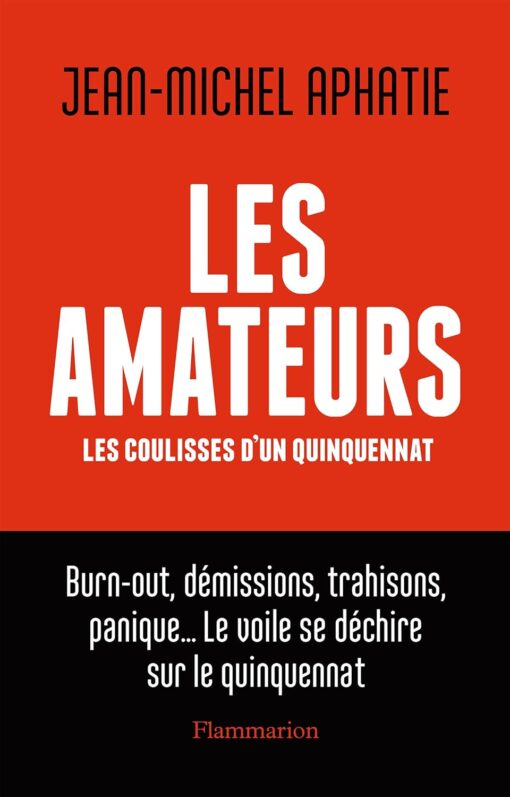 LES AMATEURS - LES COULISSES D'UN QUINQUENNAT