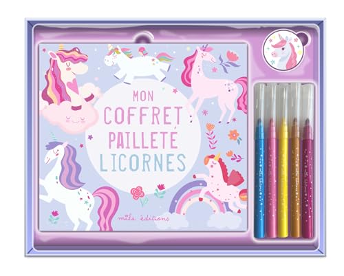 MON COFFRET PAILLETE - LICORNES