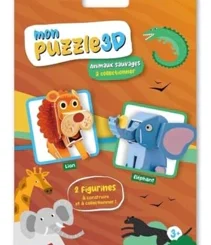 PUZZLE 3D - ANIMAUX SAUVAGES