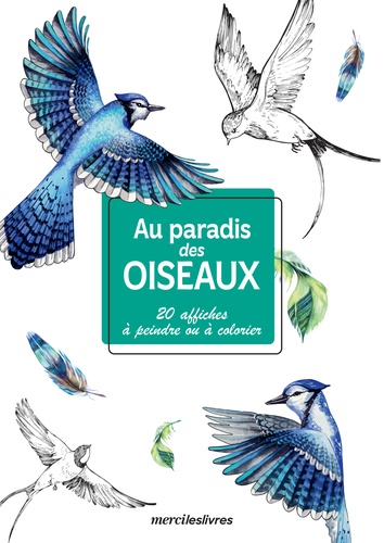 MES AFFICHES CREATIVES AU PARADIS DES OISEAUX