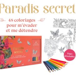 PARADIS SECRET - 48 COLORIAGES POUR M'EVADER ET ME DETENDRE