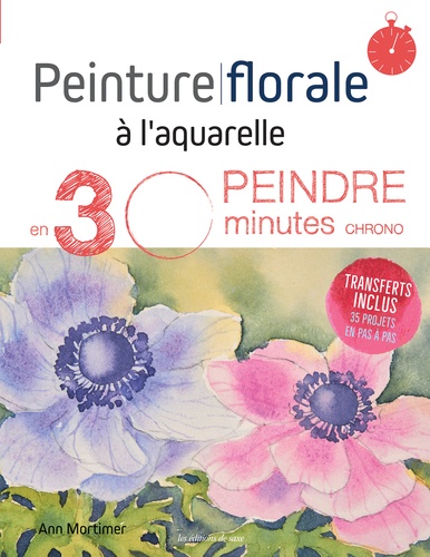 PEINTURE FLORALE A L'AQUARELLE EN 30 MINUTES CHRONO