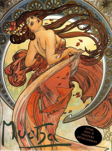 MUCHA - LIVRE AVEC 8 POSTERS DETACHABLES - ART NOUVEAU