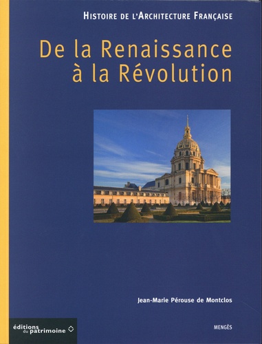 HISTOIRE DE L'ARCHITECTURE FRANCAISE - TOME 2 DE LA RENAISSANCE A LA REVOLUTION