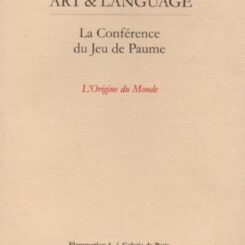 ART & LANGUAGE - LA CONFERENCE DU JEU DE PAUME